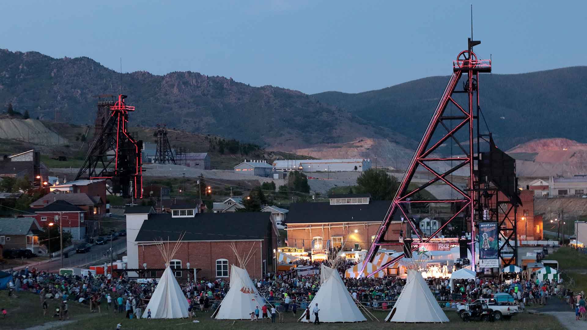 Montana Folk Festival A FREE Outdoor Music Festival In Butte, Montana