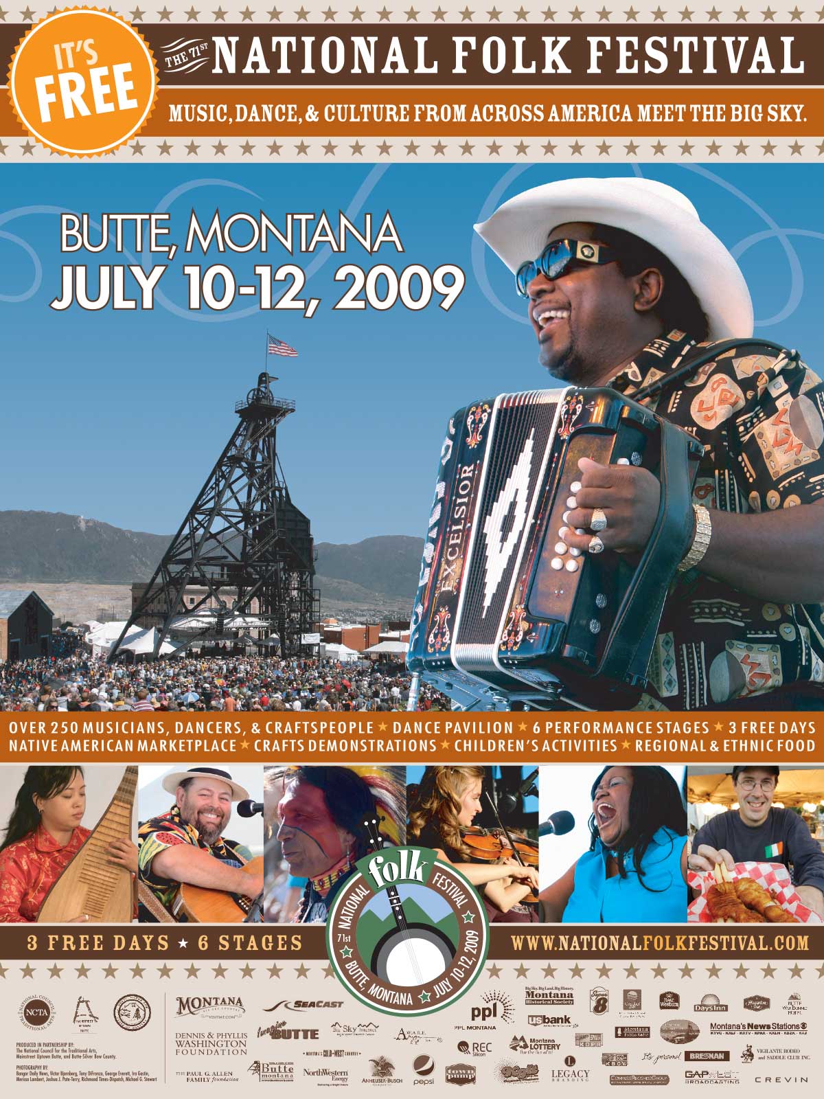 2009 National Folk Festival Poster