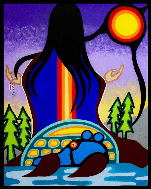 Shana-Yellow-Calf Painting